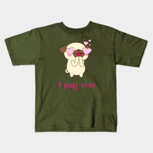 Pet dog pug lovers Kids T-Shirt
